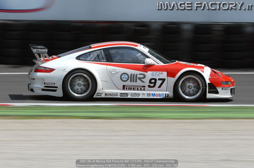 2007-06-24 Monza 504 Porsche 997 GT3 RS - FIA GT Championship